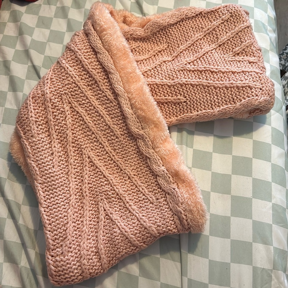 Fur crocheted Scarf